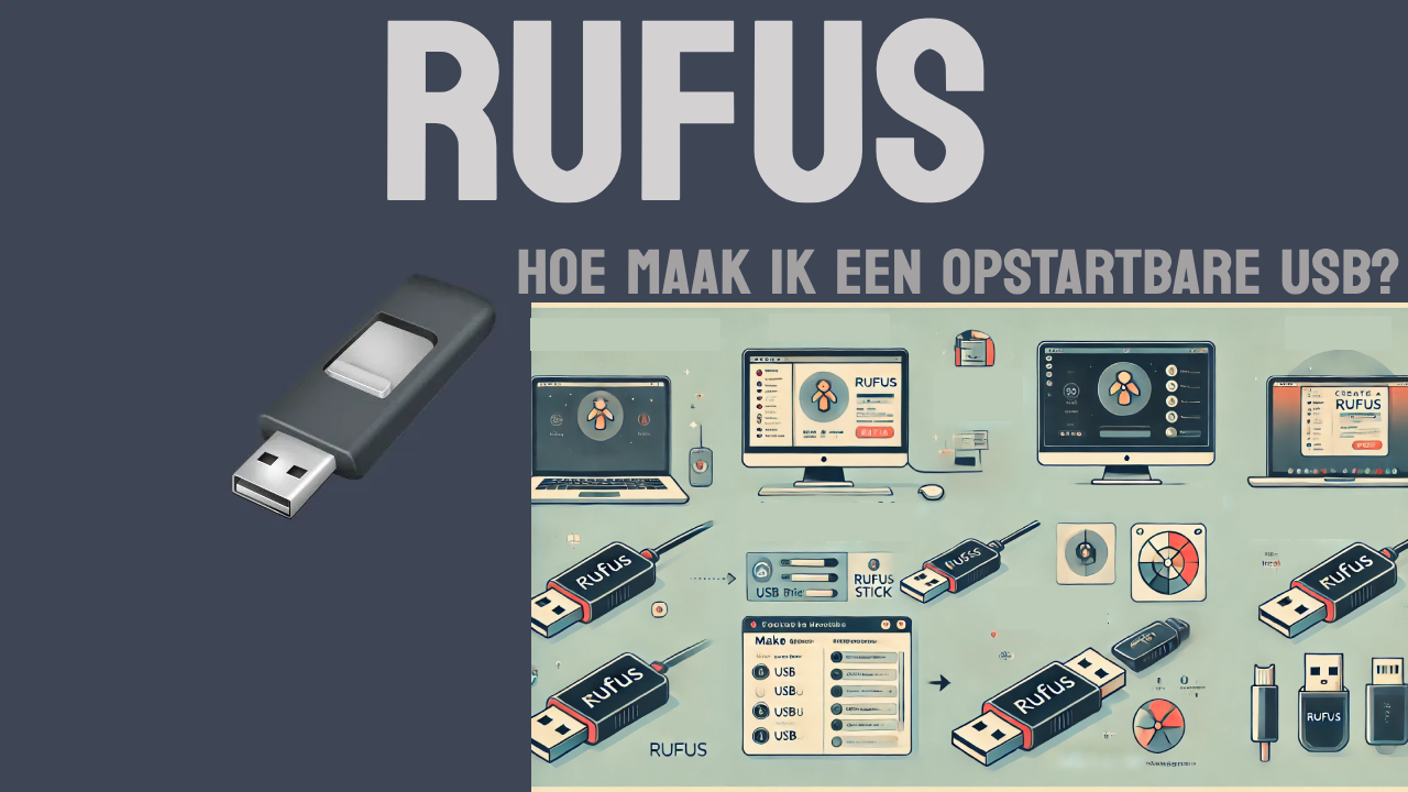 Wat is het Rufus en Hoe maak ik een opstartbare usb