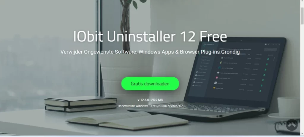 verwijder volledige programma op uw pc met IObit Uninstaller.