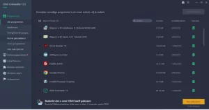 verwijder volledige programma op uw pc met IObit Uninstaller