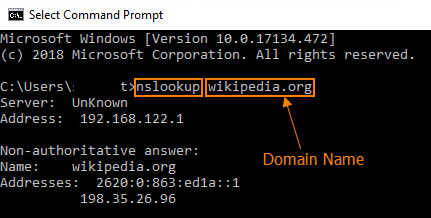 nslookup domein - ICT 20 Netwerken Commando,20: nslookup -type=mx [domein] network CMD,19: getmac network CMD,18: systeminfo network CMD,17: hostname network CMD,16: nbtstat -a [IP-adres] network CMD,15: ipconfig /flushdns network CMD,14: telnet [adres] [poort] network CMD,13: tracert -d [adres] network CMD,12: route print network CMD,11: arp -a network CMD,10: netsh wlan show networks network CMD,9: netsh wlan show profiles network CMD,8: netstat -n network CMD,7: netstat -a network CMD,6: netstat network CMD,5: nslookup [domein] network CMD,4: tracert [adres] of traceroute [adres] network CMD,3: ping [adres] network CMD,2: ipconfig /all network CMD,1: ipconfig network CMD