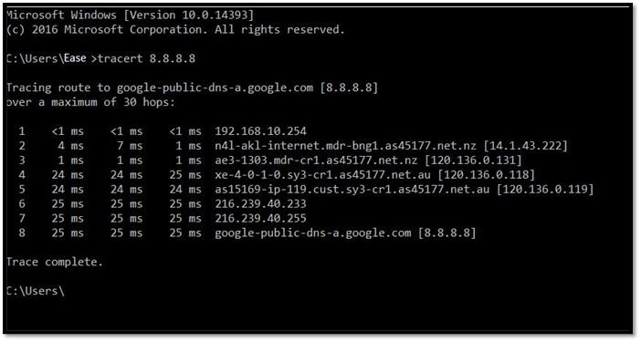 tracert d adres - ICT 20 Netwerken Commando,20: nslookup -type=mx [domein] network CMD,19: getmac network CMD,18: systeminfo network CMD,17: hostname network CMD,16: nbtstat -a [IP-adres] network CMD,15: ipconfig /flushdns network CMD,14: telnet [adres] [poort] network CMD,13: tracert -d [adres] network CMD,12: route print network CMD,11: arp -a network CMD,10: netsh wlan show networks network CMD,9: netsh wlan show profiles network CMD,8: netstat -n network CMD,7: netstat -a network CMD,6: netstat network CMD,5: nslookup [domein] network CMD,4: tracert [adres] of traceroute [adres] network CMD,3: ping [adres] network CMD,2: ipconfig /all network CMD,1: ipconfig network CMD