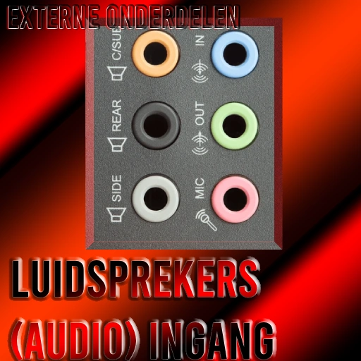 PC Luidsprekers (audio) ingang